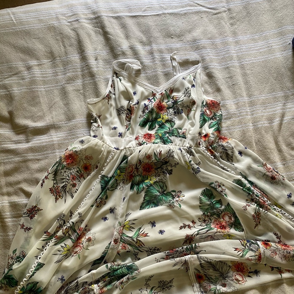 Smocked babydoll dress